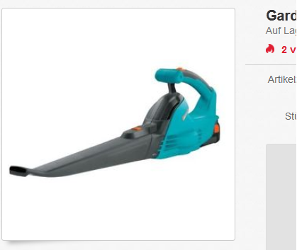 Gardena Bläser AccuJet 18-Li-Ionen günstig & versandkostenfrei