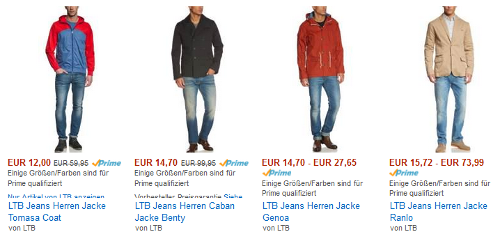 LTB Herrenjacken billig