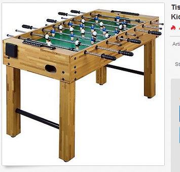 Tischfußballtisch Glasgow aus Buche günstig