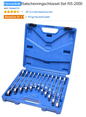 Hesselink Ringmaulschlüssel RS-2000