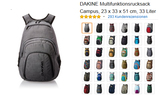 Dakine Rucksack Campus billig