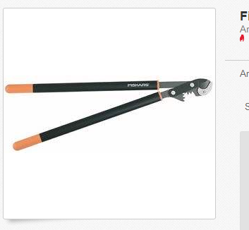 Fiskars L99: PowerGear Amboss-Getriebeastschere reduziert