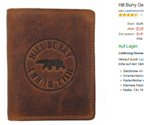 Hill Burry Geldbörse für Männer