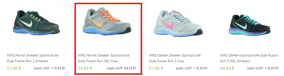 Nike Dual Fusion Run billig