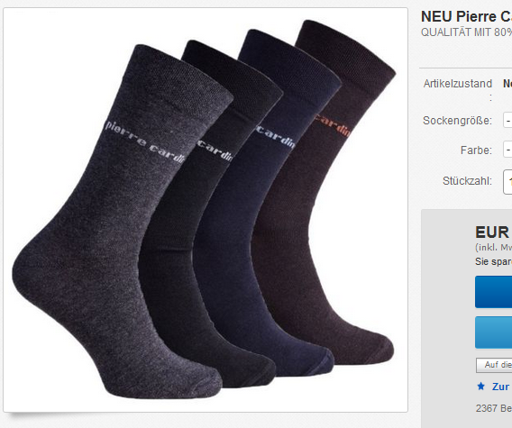 Pierre Cardin Businesssocken billig bestellen