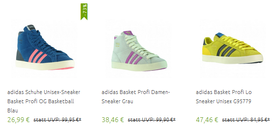 adidas Basket Profi Sneaker bei Outlet46