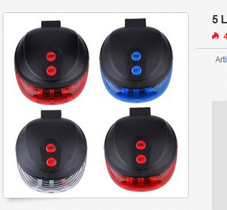 Laser-Beam Lichter für MTB und Fahrrad billiges Gadget bei ebay