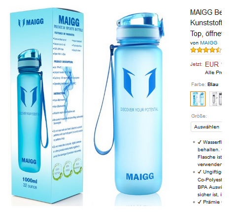 MAIGG Wasserflasche & Trinkflasche billig bestellen