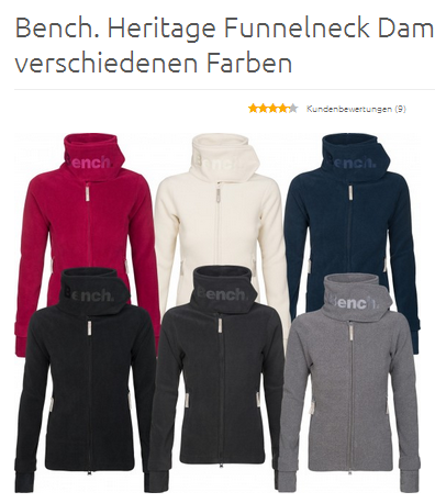 Bench stark reduziert bei Outlet46, Screenshot