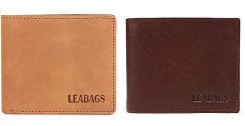 LEABAGS Springfield, stylischer Geldbeutel für Männer