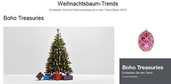 Christbaum-Schmuck bei Amazon - tolle Vorschläge & Inspiration