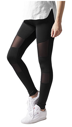 Urban Classics Tech Mesh Leggings für Frauen, Mädchen, Ladies, Damen