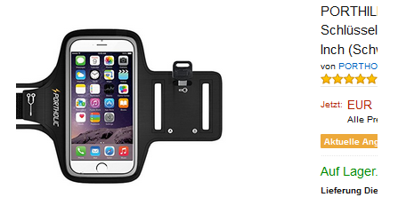 PORTHILIC-Sportoholic Oberarmband für das Smartphone zum Sport