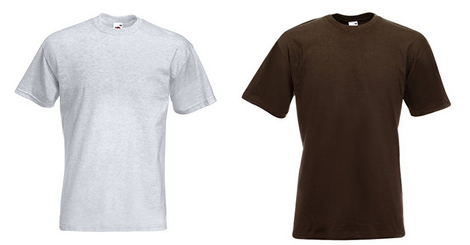 T-Shirt Super Premium von Fruit of the Loom sehr billig & versandkostenfrei
