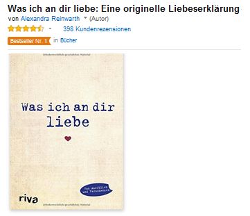 Was ich an dir Liebe Geschenkidee für Paare
