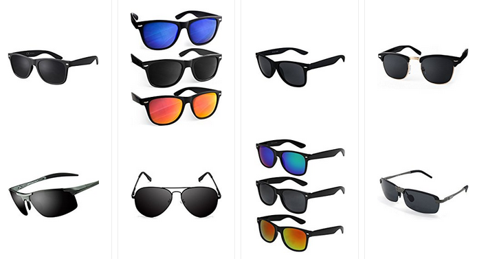 Herrensonnenbrillen bei Amazon