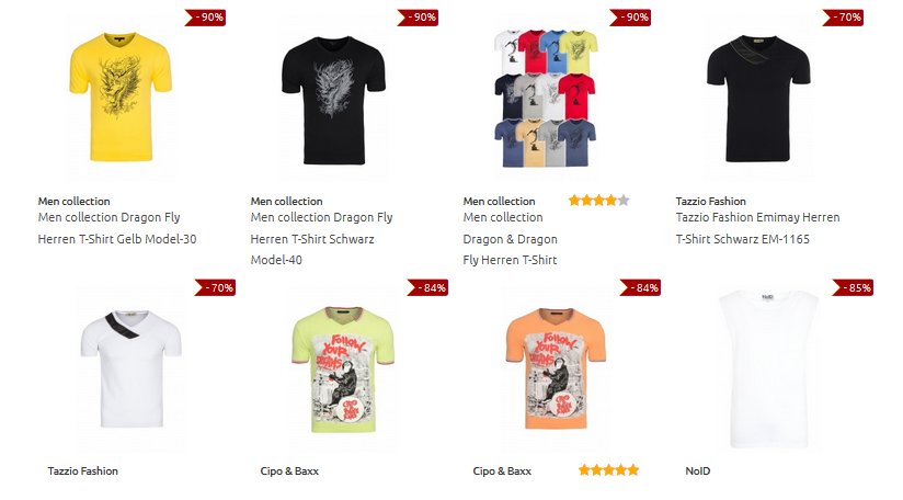 Herren-T-Shirts bei Outlet46