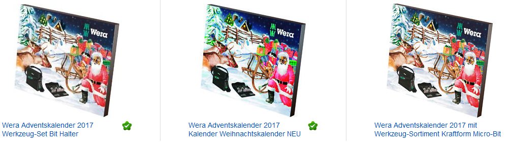 Wera Adventskalender