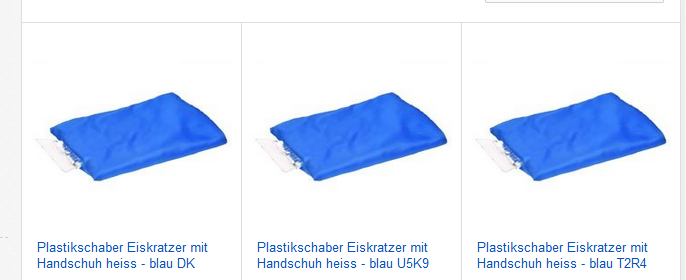 Eiskratzer mit Handschuh, ebay.de Screenshot