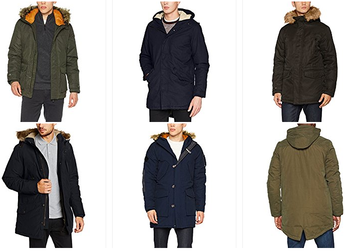 Parka-Herrenjacken von Jack & Jones bei Amazon