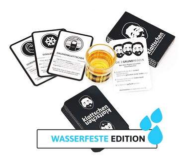 klattschen das wasserfeste Trinkspiel