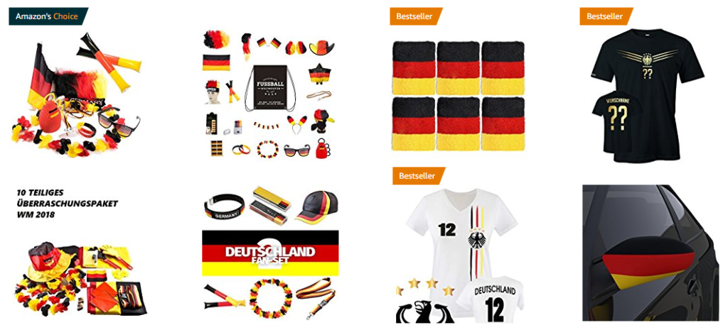 DeutschlandFanartikel jetzt gute Angebote für WM 2018 » spaaaren.de