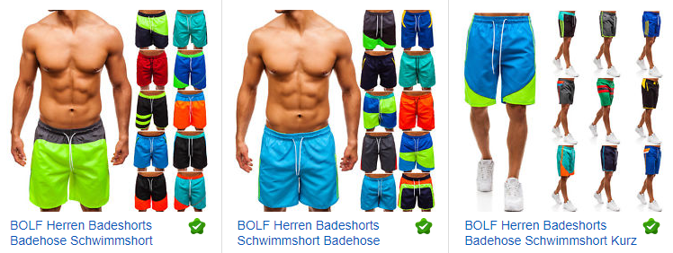 BOLF Badeshorts für Männer bei ebay.de