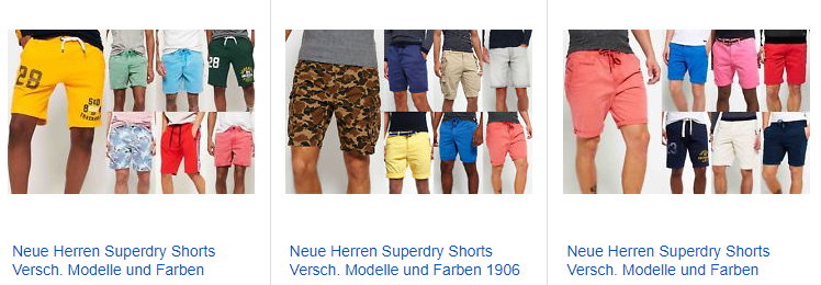 Superdry Herren-Shorts