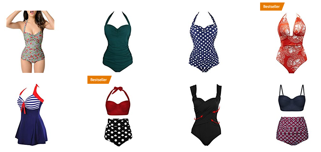 Retro-Badeanzug für Frauen